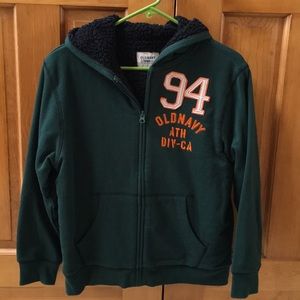Old Navy Sherpa lined zip up